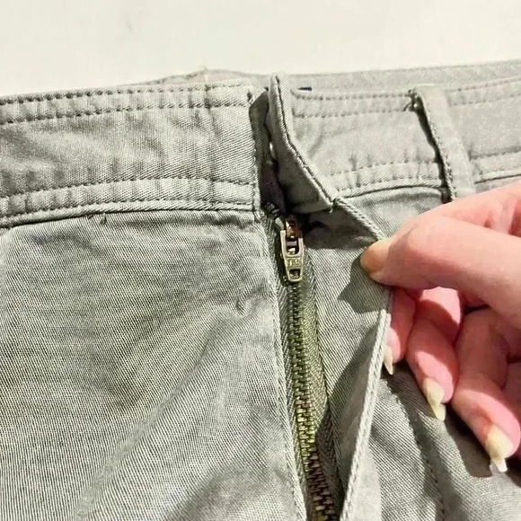 Polo Ralph Lauren Pants Cargo Jogger Zip Ankle Hiking Military Y2K Utility Khaki - Picture 9 of 14